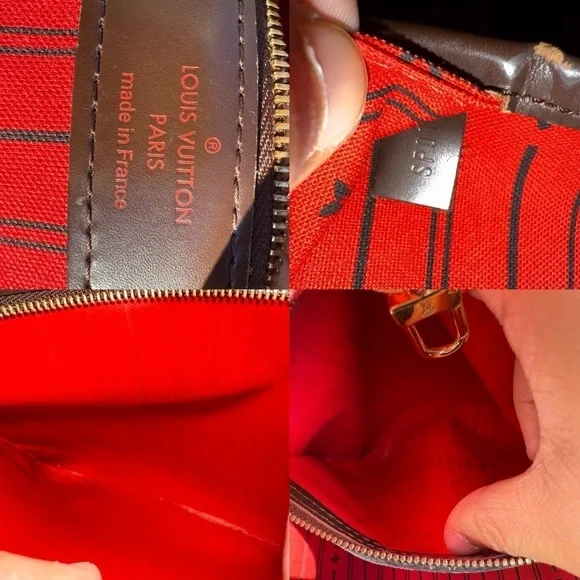 Louis vuitton neverfull MM damier ebene - Picture 12 of 17